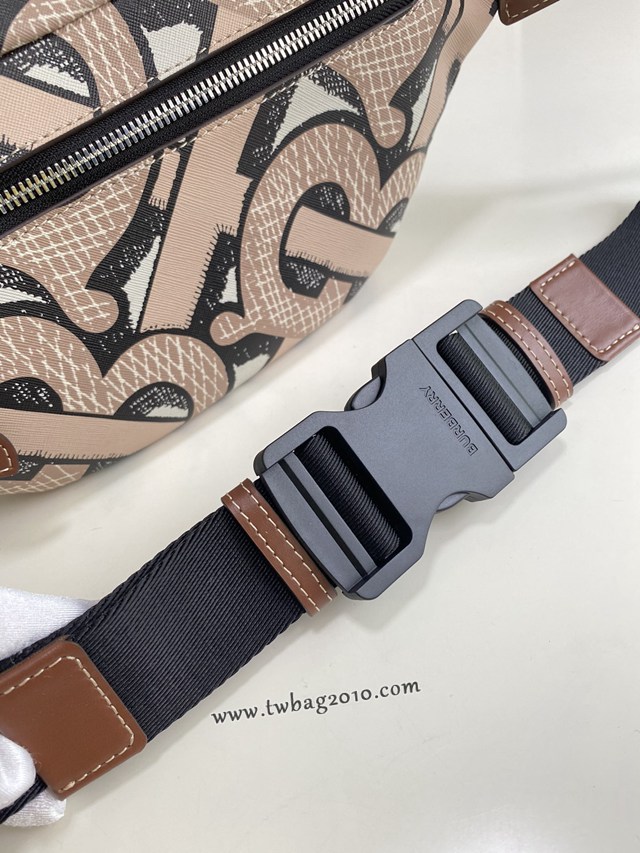 Burberry專門店新款腰包 巴寶莉環保帆布男女款腰包胸包挎包 yxb1063